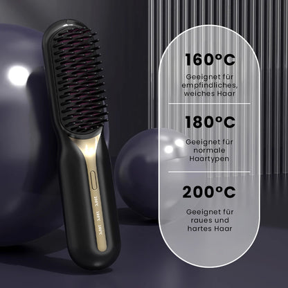 HairLuxe - 2 in 1 Glättbürste